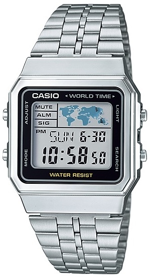 Мужские японские часы многофункциональные Vintage - Casio A-500WA-1