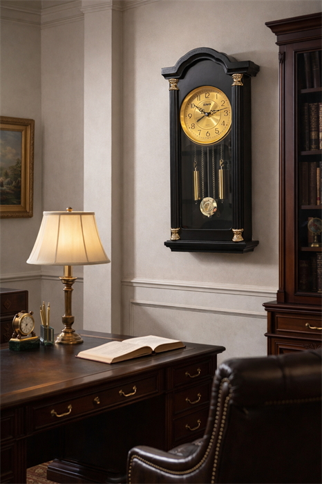 Настенные часы с боем Sinix 2081GA BLK