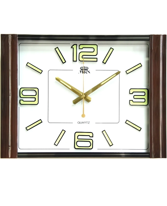 Настенные часы Mirron P2523 BN  светятся в темноте