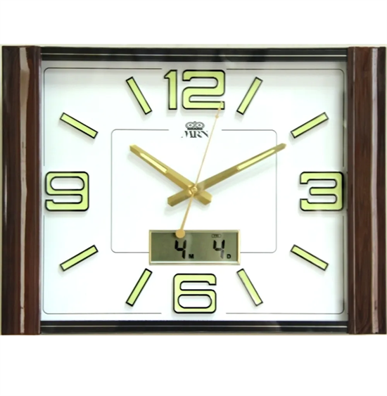 Настенные часы Mirron Р2523BNжк светятся в темноте