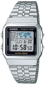 Мужские японские часы многофункциональные Vintage - Casio A-500WA-1