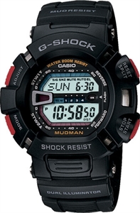 Мужские спортивные многофункциональные японские часы G-Shock - Casio G-9000-1V