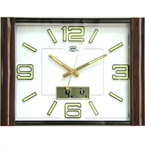 Настенные часы Mirron Р2523BNжк светятся в темноте